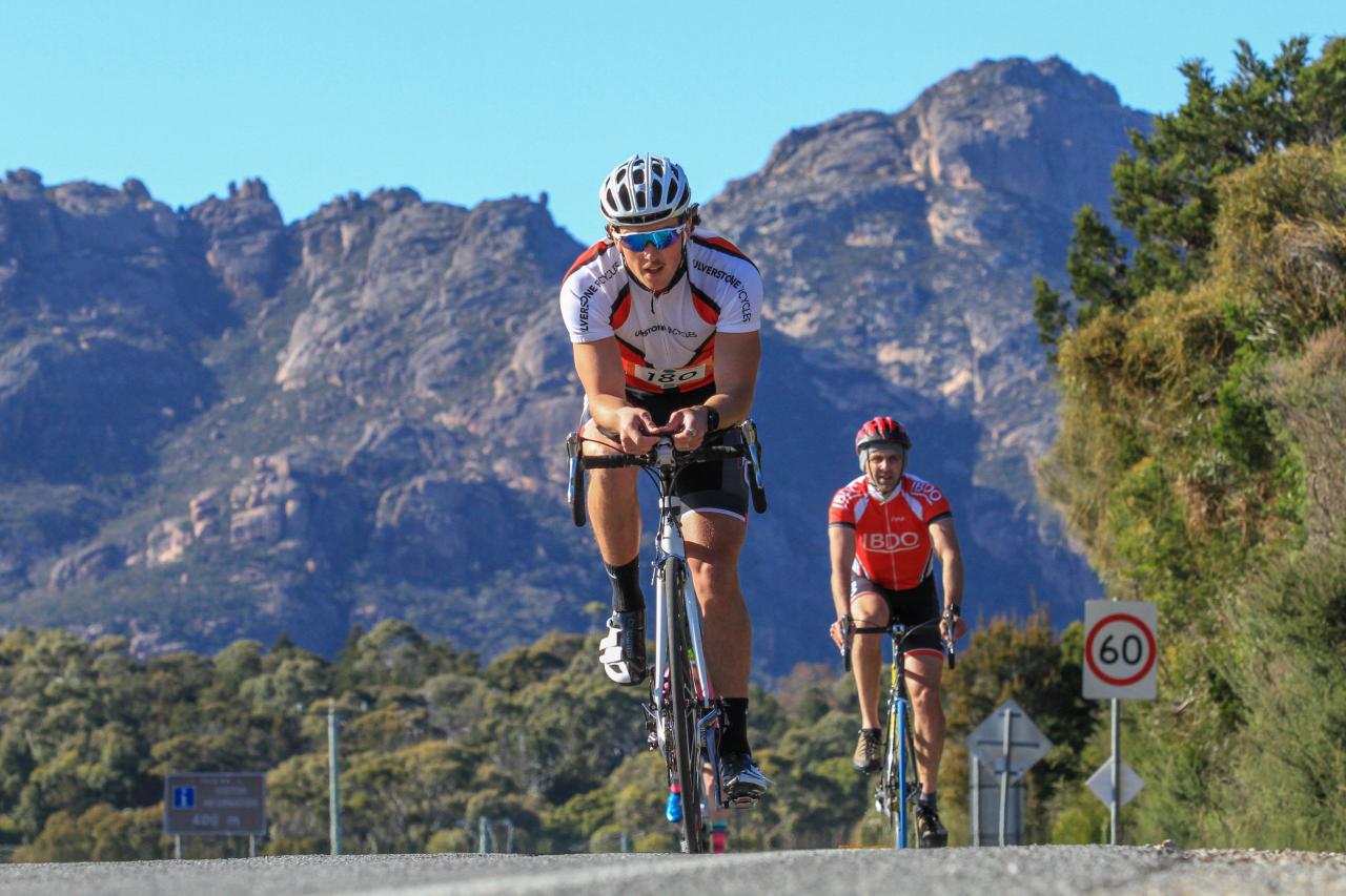 Road Cycling at the Freycinet Challenge