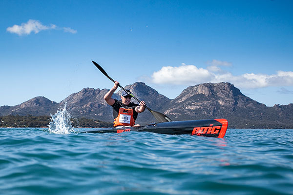 Sea Kayaking at Coles Bay in the Freycinet Challenge